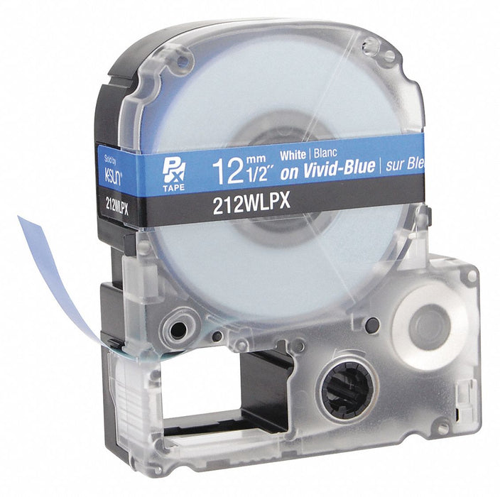 Label/RibbonCartridge Blue Gloss 1/2inW