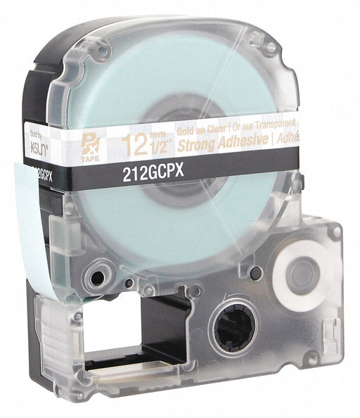 Label/RibbonCartridge Clear Gloss 1/2inW