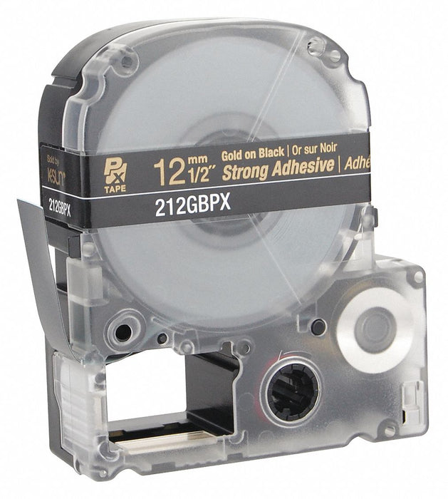 Label/RibbonCartridge Black Gloss 1/2inW