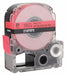 Cartridge Label Black on Fluorescent Red