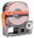Cartridge Label Black/Fluorescent Orange