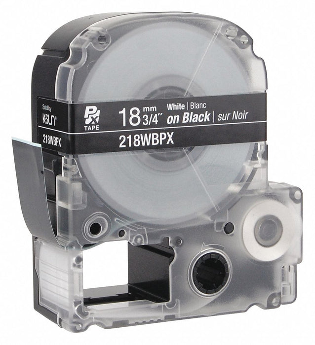 Label/RibbonCartridge Black Gloss 3/4inW