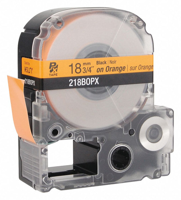 Label/RibbonCartridge Orange 3/4inW