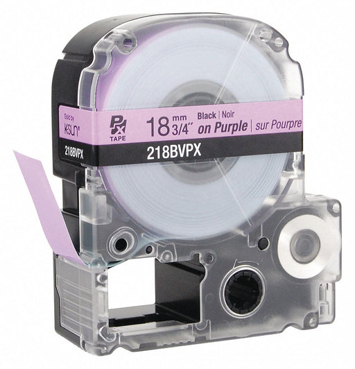Cartridge Label 3/4 in W Violet