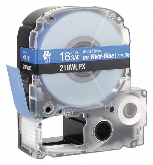 Cartridge Label 3/4 in W Blue