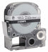 Cartridge Label 3/4in.W Blk/Silver Matte