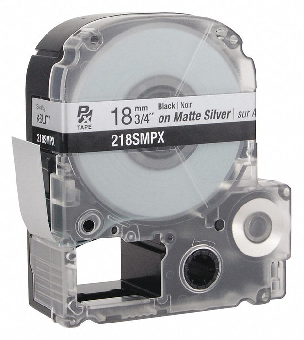 Label/RibbonCartridge Silver 3/4inW