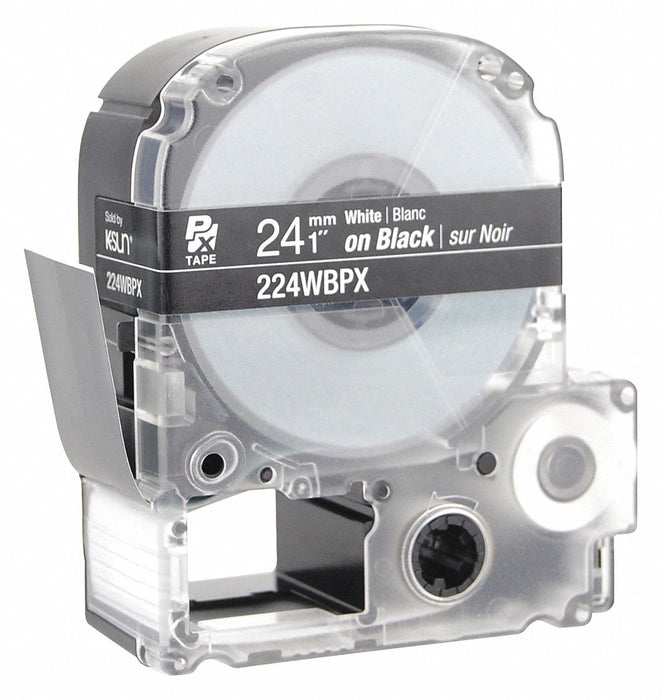 Label/RibbonCartridge Black Gloss 1inW