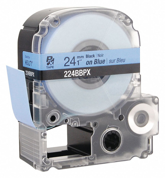 Label/RibbonCartridge Blue Gloss 1inW