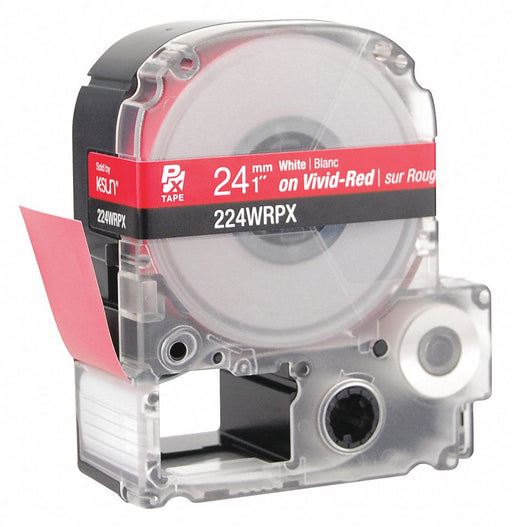 Cartridge Label 1 in W Red