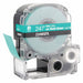 Label/RibbonCartridge Green Gloss 1inW