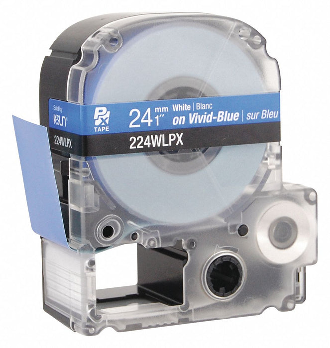 Label/RibbonCartridge Blue Gloss 1inW
