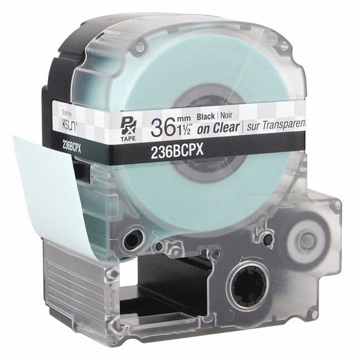 Cartridge Label 30 ft L Clear