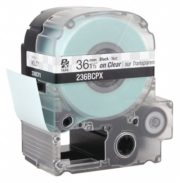 Cartridge Label 30 ft L Clear