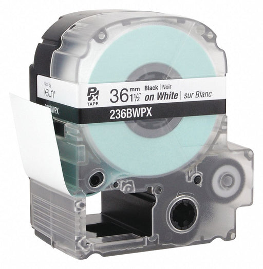 Label/RibbonCartridge White 1-1/2inW