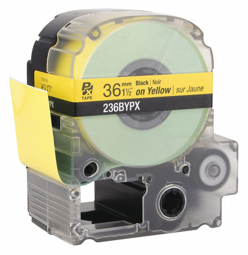 Cartridge Label 30 ft L Yellow