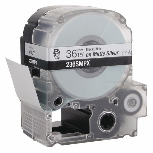 Label/RibbonCartridge Silver 1-1/2inW
