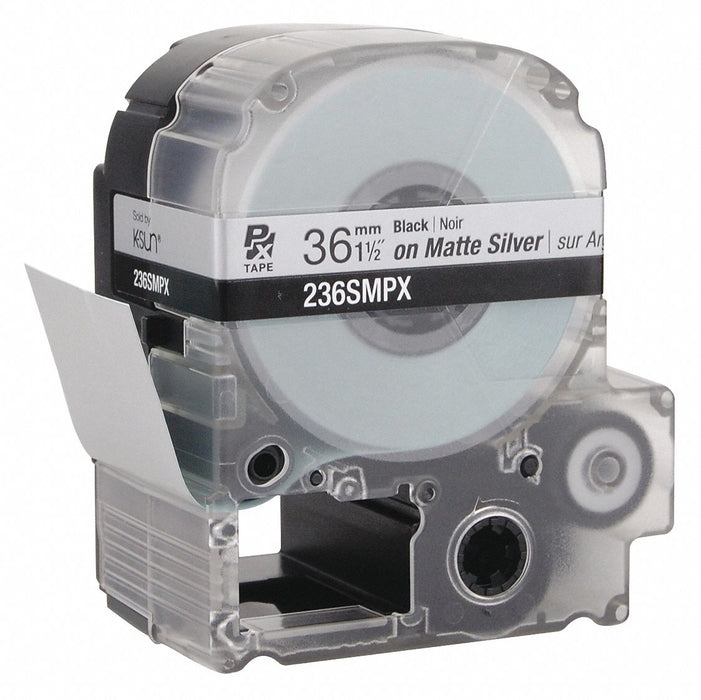 Label/RibbonCartridge Silver 1-1/2inW