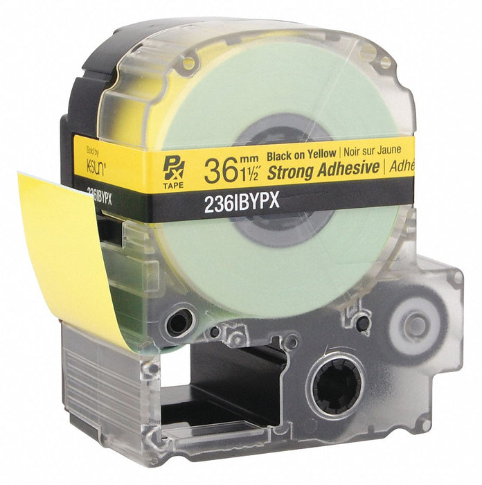 Label/RibbonCartridge Yellow 1-1/2inW