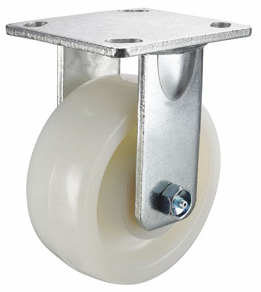 Plate Caster Rigid Nylon 10 1/8 H