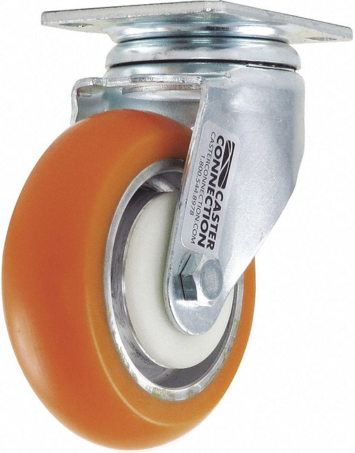 Plate Caster Swivel Polyurethane 5 1/8 H
