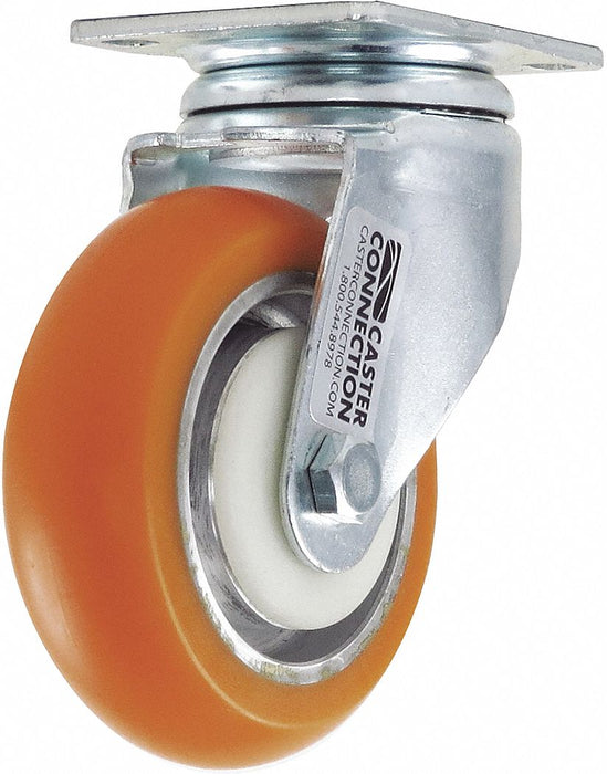 Plate Caster Swivel Polyurethane 5 1/8 H