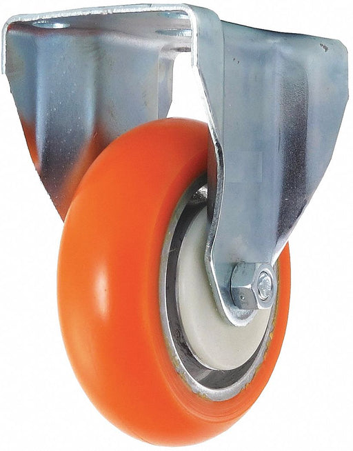 Plate Caster Rigid Polyurethane 5 1/8 H