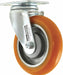 Plate Caster Swivel Polyurethane 6 1/4 H