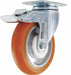 Plate Caster Swivel Polyurethane 6 1/4 H