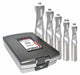 End Mill Set 5 pc Square Carbide