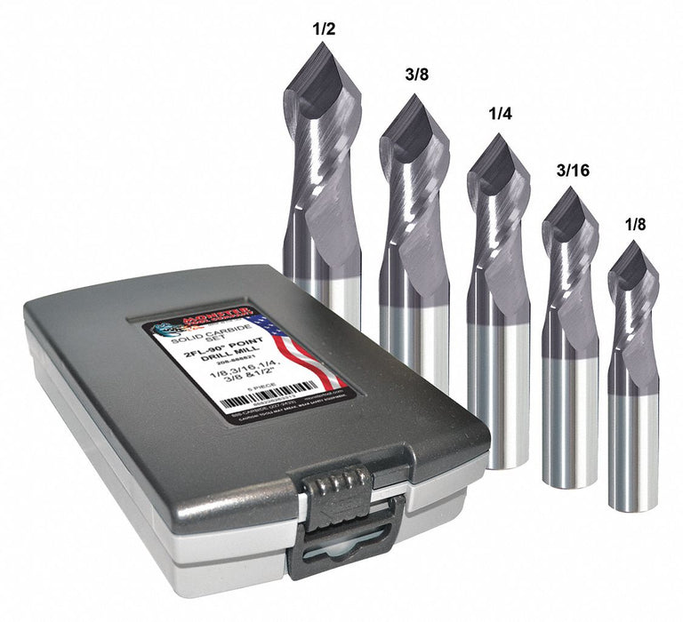 Drill Mill Set 0.5 in Carbide