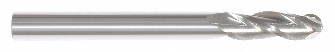 Ball End Mill Single End 3/32 Carbide