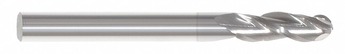 Ball End Mill Single End 1/32 Carbide