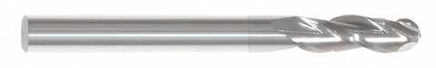 Ball End Mill Single End 1/32 Carbide