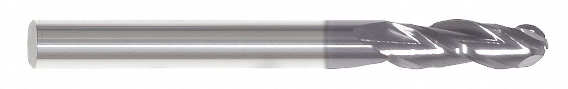 Ball End Mill Single End 1/32 Carbide