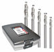 End Mill Set 5 pc Ball Nose Carbide