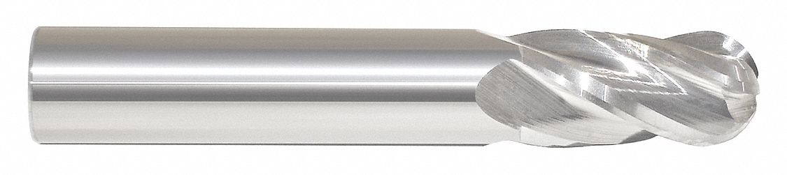 Ball End Mill Single End 1.00mm Carbide