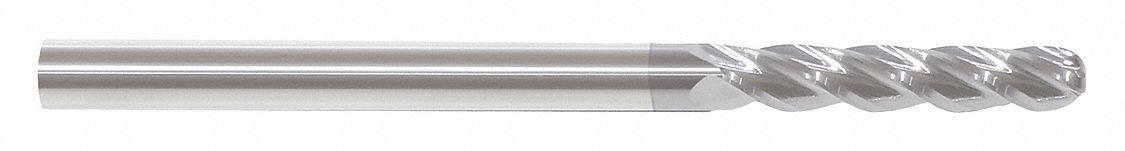Ball End Mill Single End 1/2 Carbide