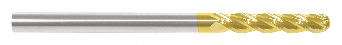 Ball End Mill Single End 1/2 Carbide