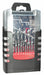 Straight Flute Drill Set 21pc Carbide RH
