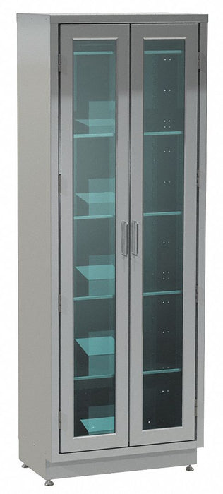 SpplyCab Slvr SStl 18 x84 x30 
