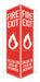 Safety Sign 18 in x 8 in x 3 in Aluminum