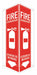 Safety Sign 18 in x 8 in x 3 in Aluminum