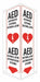 Safety Sign 18 in x 8 in x 3 in Aluminum