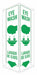 Safety Sign 18 in x 8 in x 3 in Aluminum