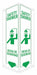 Safety Sign 18 in x 8 in x 3 in Aluminum