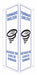 Safety Sign 18 in x 8 in x 3 in Aluminum