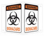 Safety Sign 6 in x 7 1/2 in Aluminum