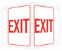 Safety Sign 6 in x 7 1/2 in Aluminum