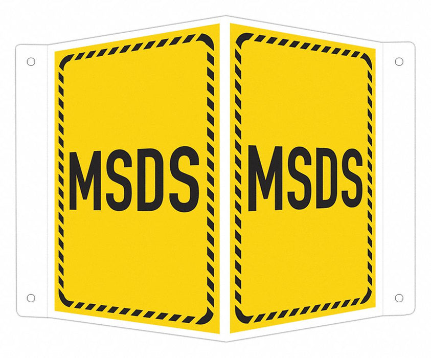 Facility Sign 6 in x 7 1/2 in Aluminum